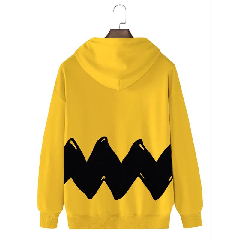 Men's Round Neck Sweatshirt Simple Letter Print Hooded Sweatshirt 78954837L