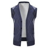 Men's Sleeveless Fleece Loose Casual Sweater Vest 95490052L