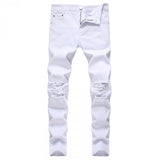 Men's Ripped Slim Fit Jeans 42220370L