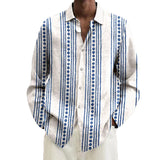 Men's Long Sleeve Printed Shirt 35124311L