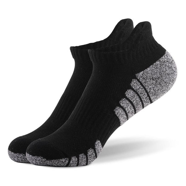 3 Pairs of Running Socks Thick Towel Bottom Cotton Non-slip Sweat-absorbing Breathable Sports Socks 91378263L