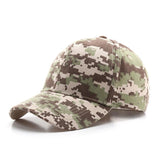 Men's Camouflage Baseball Cap Outdoor Sun Visor Peaked Cap 28364510L