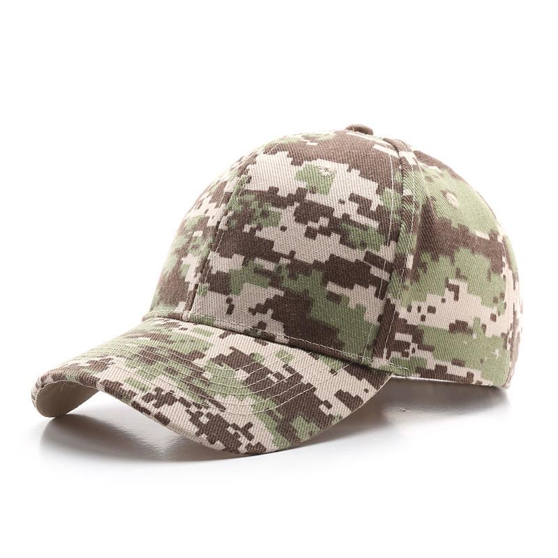 Men's Camouflage Baseball Cap Outdoor Sun Visor Peaked Cap 28364510L