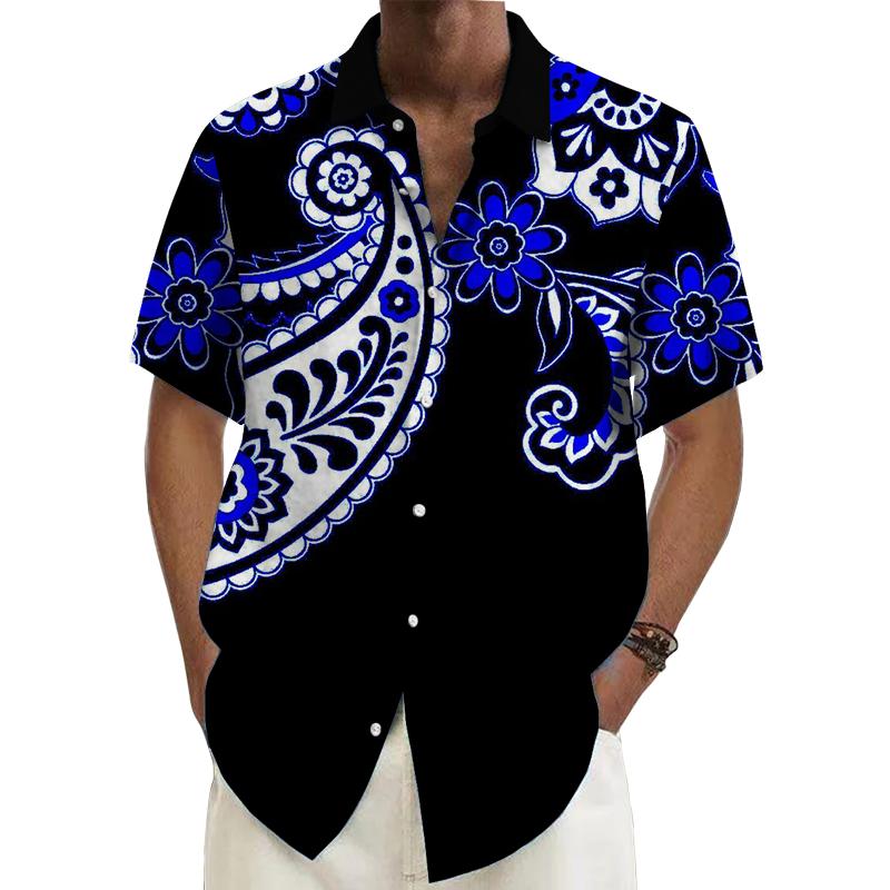 Men's Printed Short Sleeve Shirt 58343190L