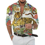 Men's Printed Long Sleeve Shirt 79567116L
