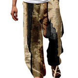 Men's Printed Art Casual Trousers 38238735L