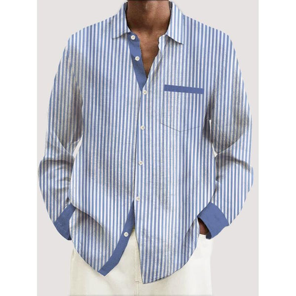 Men's Long Sleeve Printed Shirt 00735989L