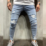 Men's Stretch Slim Skinny Ripped Jeans 38033033L