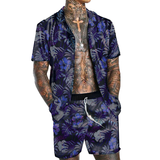 Men's Casual Flower Print Suit 56796206L