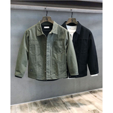Herren Vintage Jacke Lose Lässige Jeansjacke im Hongkong-Stil 85739680G