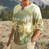 Men's Printed Long Sleeve Shirt 47553126L