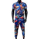 Men's Printed Casual Suit 40291597L
