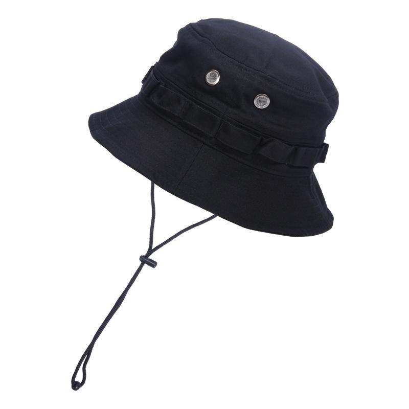 Men's Vintage Functional Plus Size Fisherman Hat with Big Brim 51213312G