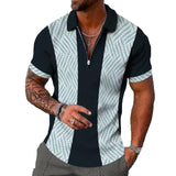Men's Lapel Short Sleeve POLO Shirt 21433776Z
