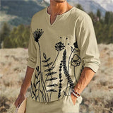 Men's Printed Long Sleeve Shirt 47553126L