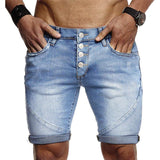Summer Men's Thin Ripped Denim Shorts 15651173L