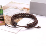 PU Woven Simple All-match Leather Bracelet 22551482YM