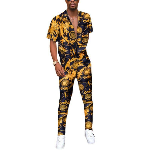 Men's Printed Casual Suit 40291597L