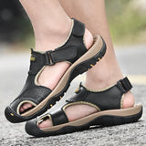 Men's Leather Double Wear Beach Sandals 15410483Z