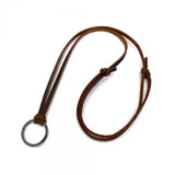 Retro Adjustable Leather Necklace Sunglasses Lanyard 68937948L