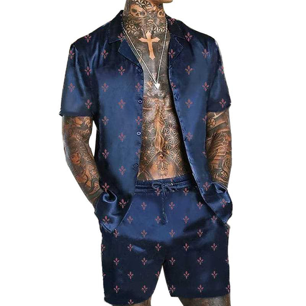 Men's Casual Print Suit 45612098L